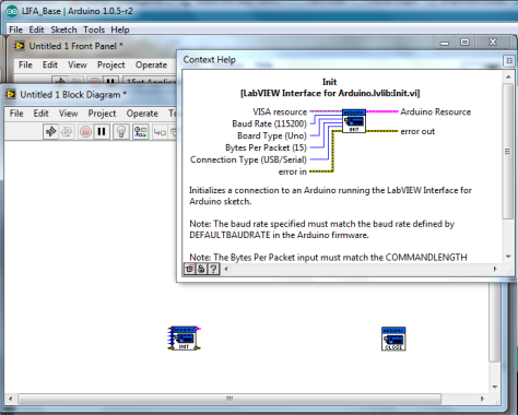Labview Interface for Arduino