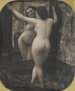 (Nude by Auguste Belloc circa 1855)